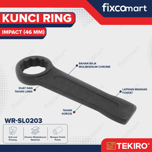 Tekiro Kunci Ring Pukul 49 mm / Kunci Ring Pukul / Tekiro Slogging Wrench FIXCOMART