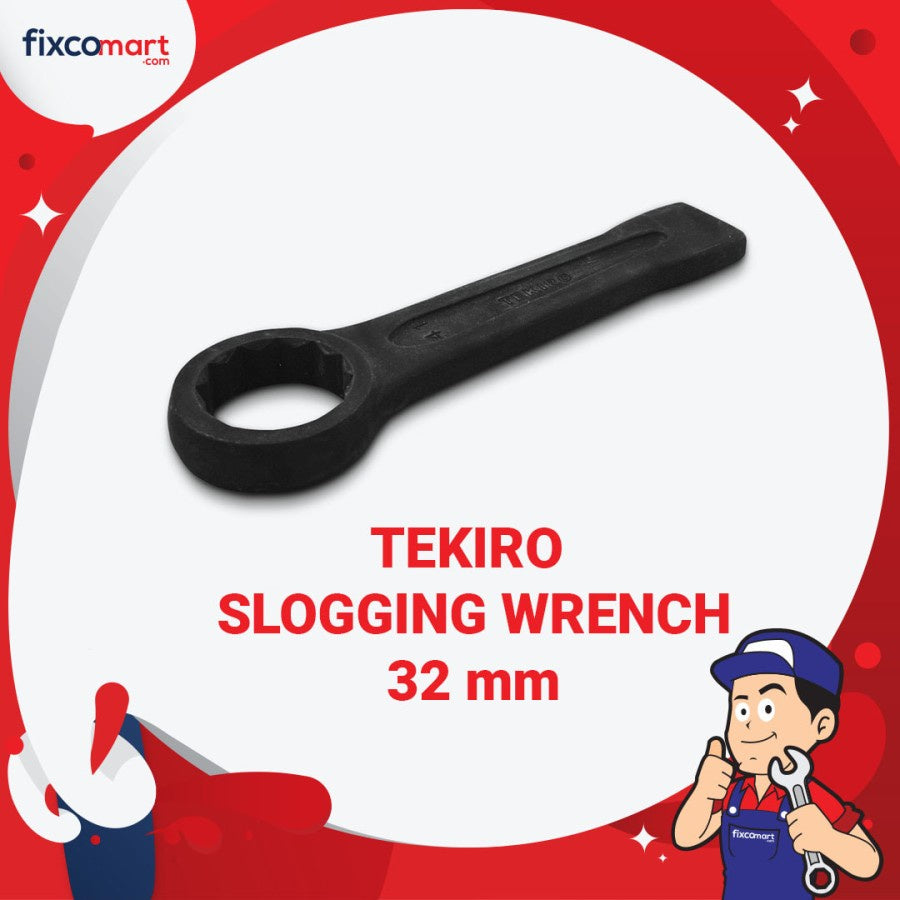 Tekiro Kunci Ring Ketok Pukul 32 mm / Tekiro Slogging Wrench 32 mm