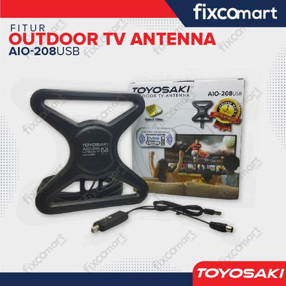 ANTENA TV Digital Outdoor Toyosaki AIO 208 SC USB DVB