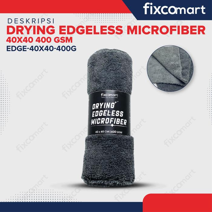 Kain Lap Microfiber - Drying Edgeless Microfiber 40x40 400 GSM Mobil Motor Dapur