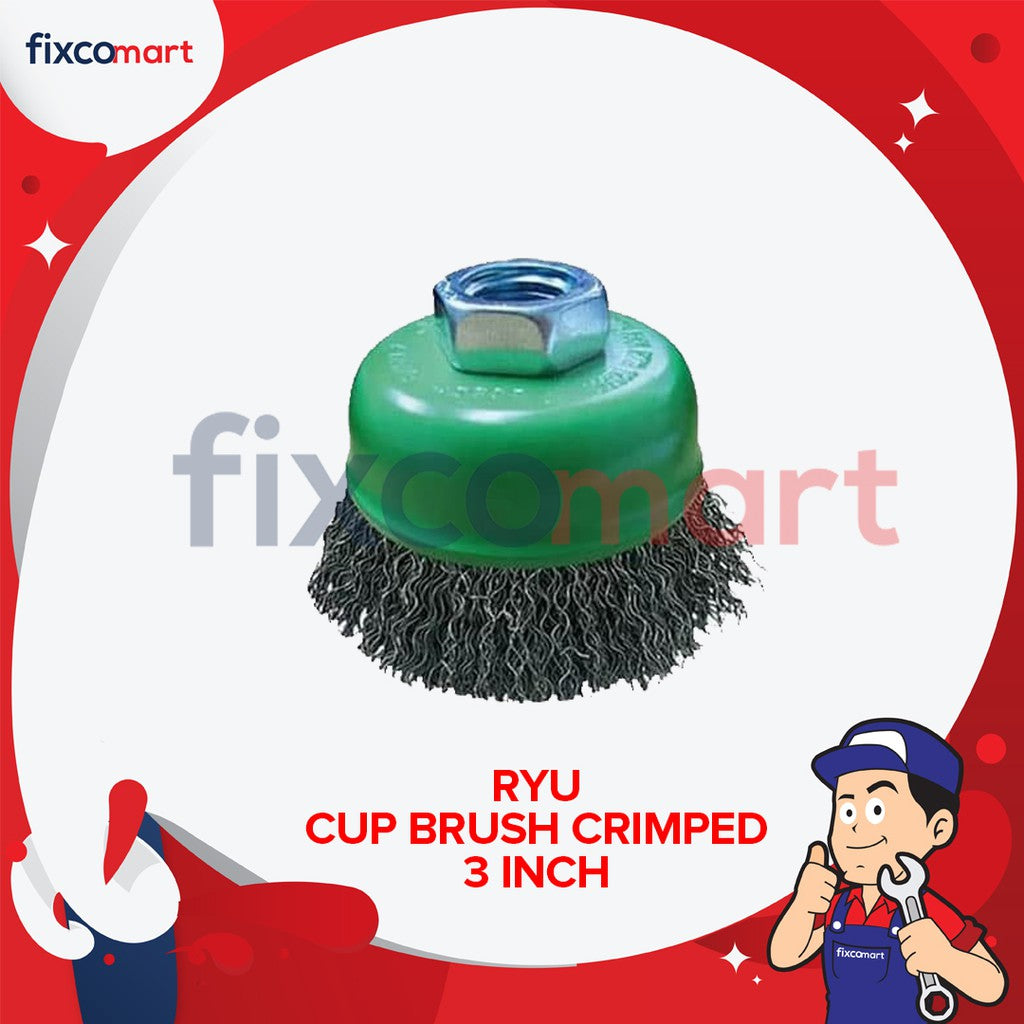 RYU Sikat Kawat Mangkok | Sikat kawat | Gerinda Cup Brush | Sikat Gerinda Mangkok