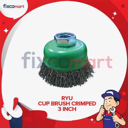 RYU Sikat Kawat Mangkok | Sikat kawat | Gerinda Cup Brush | Sikat Gerinda Mangkok