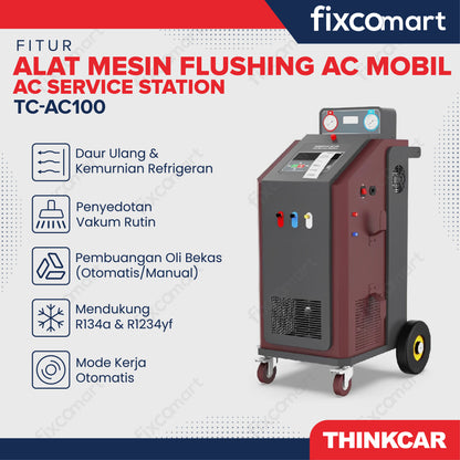 ThinkCar Alat Mesin Flushing AC Mobil AC Service Station
