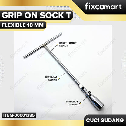 GARAGE SALE - GRIP ON Sock T Flexible 18 mm