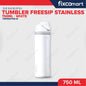 FIXCOMART TUMBLER STAINLESS 304 GAGANG 750ML - Botol Minum besar Menjaga suhu Panas dan Dingin portable BPA FREE STAINLESS  - Botol Minum 750ML