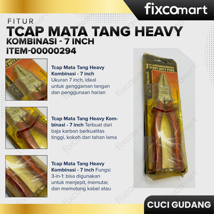 GARAGE SALE - Tjap Mata Tang Heavy Duty Kombinasi - 7 inch