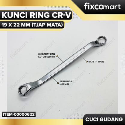 GARAGE SALE - Tjap Mata Kunci Ring CR-V 19 x 22 mm