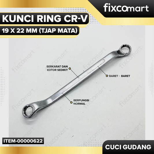 GARAGE SALE - Tjap Mata Kunci Ring CR-V 19 x 22 mm
