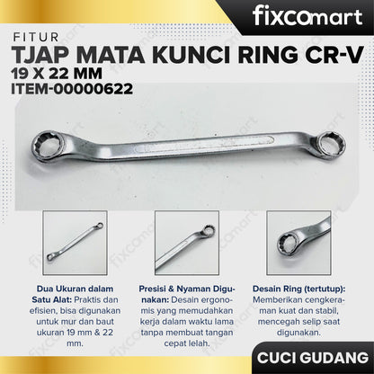GARAGE SALE - Tjap Mata Kunci Ring CR-V 19 x 22 mm