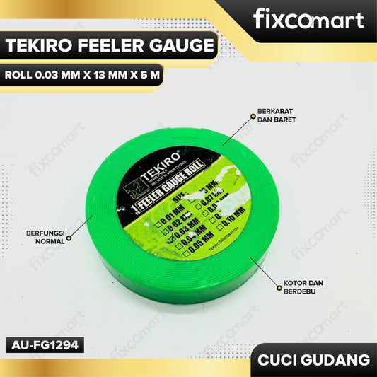 GARAGE SALE - TEKIRO Feeler Gauge Roll 0.03 Mm X 13 Mm X 5 M