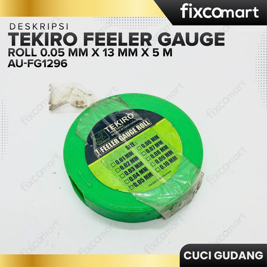 GARAGE SALE - TEKIRO Feeler Gauge Roll 0.05 Mm X 13 Mm X 5 M