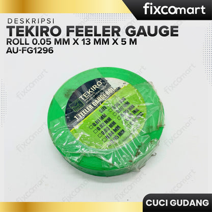 GARAGE SALE - TEKIRO Feeler Gauge Roll 0.05 Mm X 13 Mm X 5 M