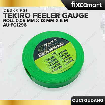 GARAGE SALE - TEKIRO Feeler Gauge Roll 0.05 Mm X 13 Mm X 5 M