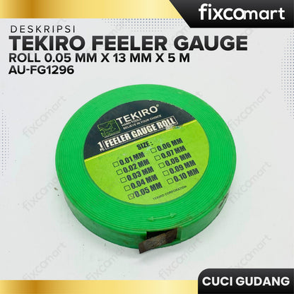 GARAGE SALE - TEKIRO Feeler Gauge Roll 0.05 Mm X 13 Mm X 5 M