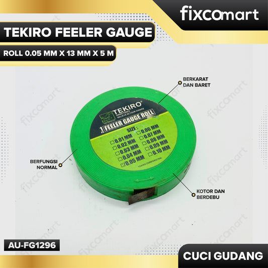 GARAGE SALE - TEKIRO Feeler Gauge Roll 0.05 Mm X 13 Mm X 5 M