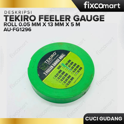 GARAGE SALE - TEKIRO Feeler Gauge Roll 0.05 Mm X 13 Mm X 5 M
