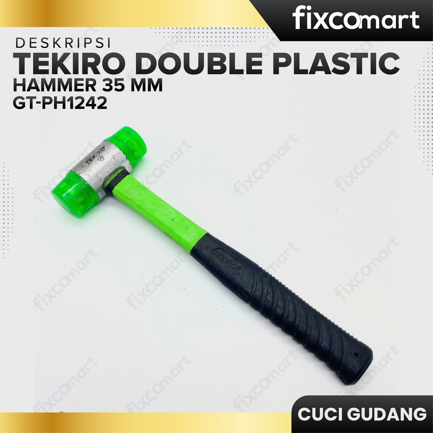 GARAGE SALE - TEKIRO Double Plastic Hammer 35 Mm Palu Plastik 35 MM