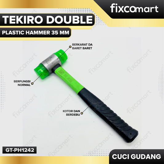GARAGE SALE - TEKIRO Double Plastic Hammer 35 Mm Palu Plastik 35 MM