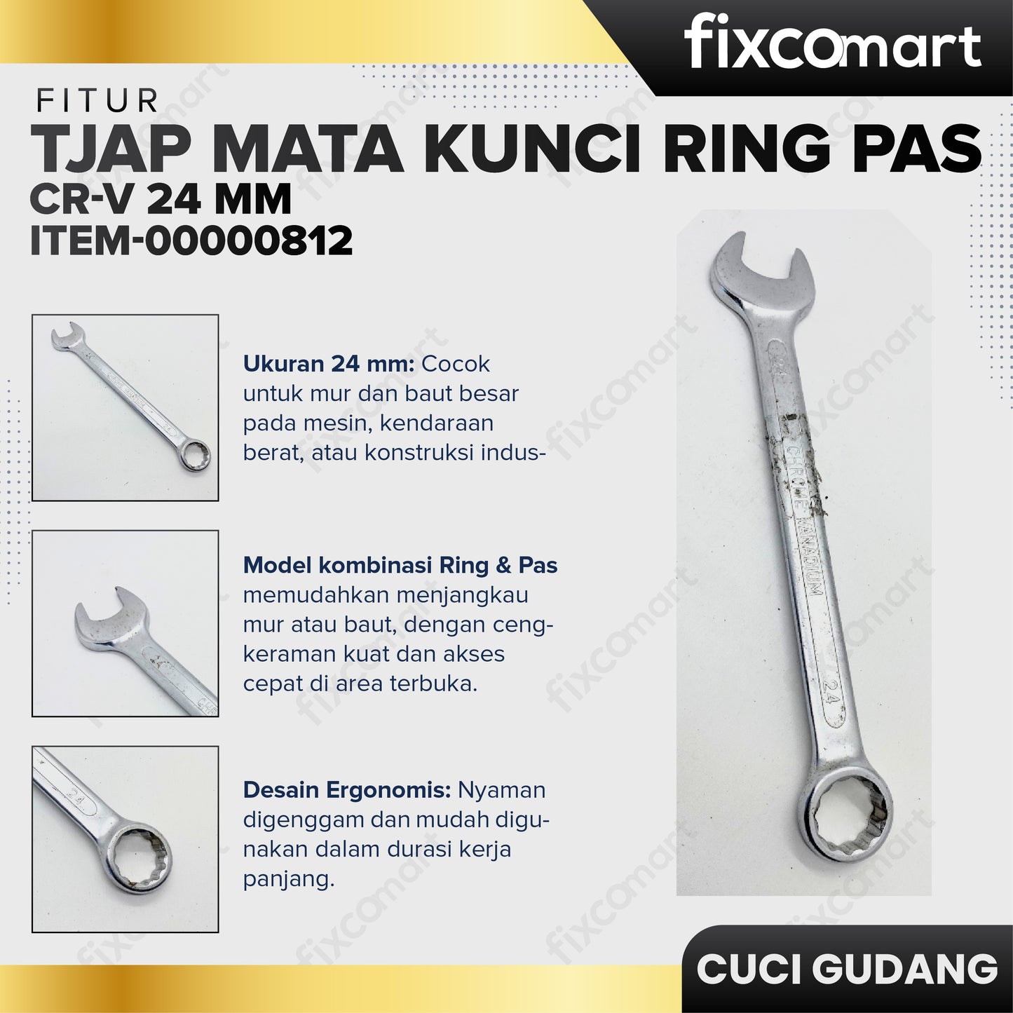 GARAGE SALE - Tjap Mata Kunci Ring Pas CR-V 24 mm