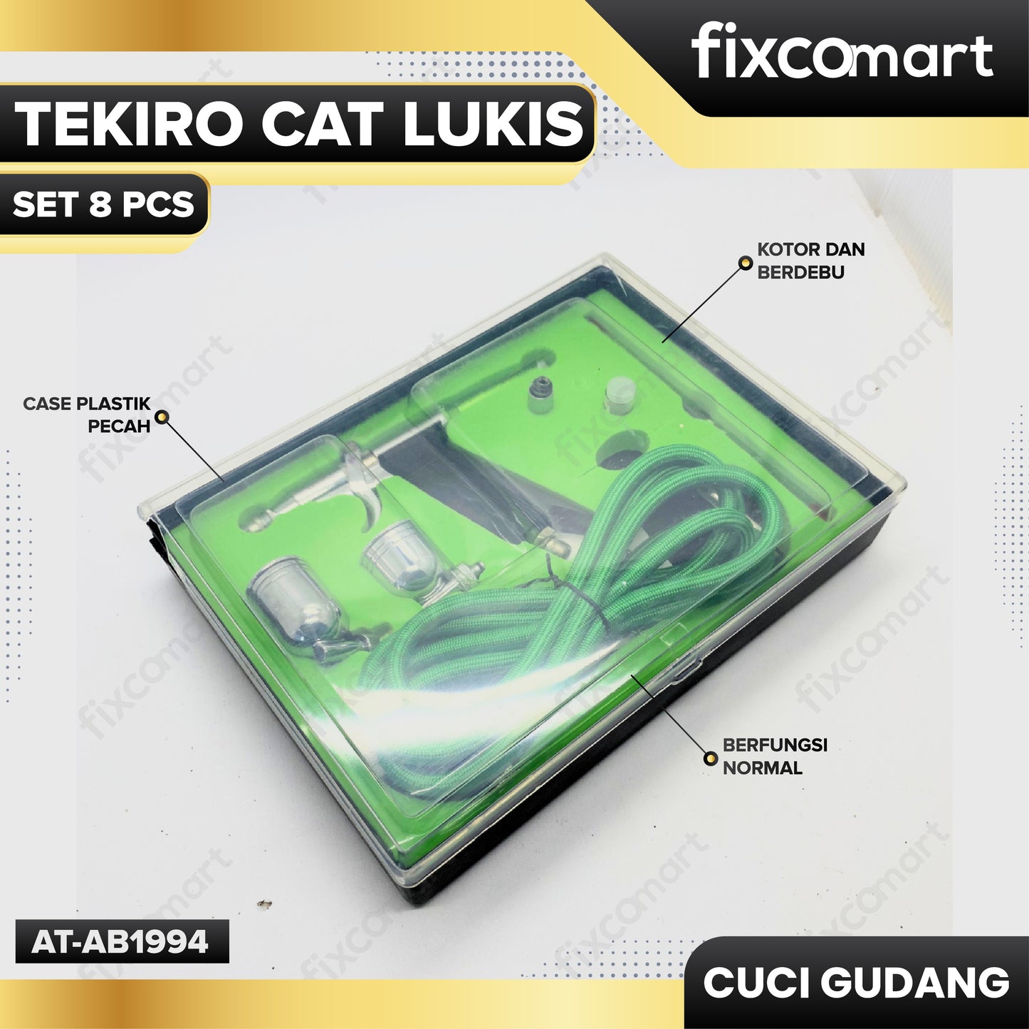 GARAGE SALE - TEKIRO Cat Lukis Set 8 Pcs