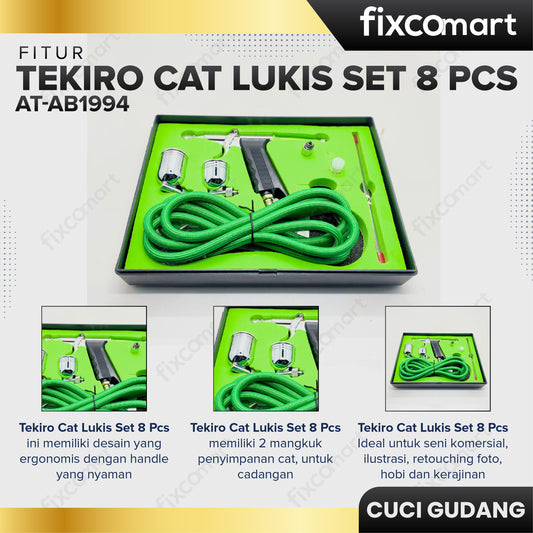GARAGE SALE - TEKIRO Cat Lukis Set 8 Pcs