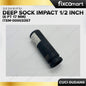 AMERICAN TOOL 1/2" Dr. Deep Sock Impact 6 PT 17 mm