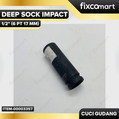 AMERICAN TOOL 1/2" Dr. Deep Sock Impact 6 PT 17 mm