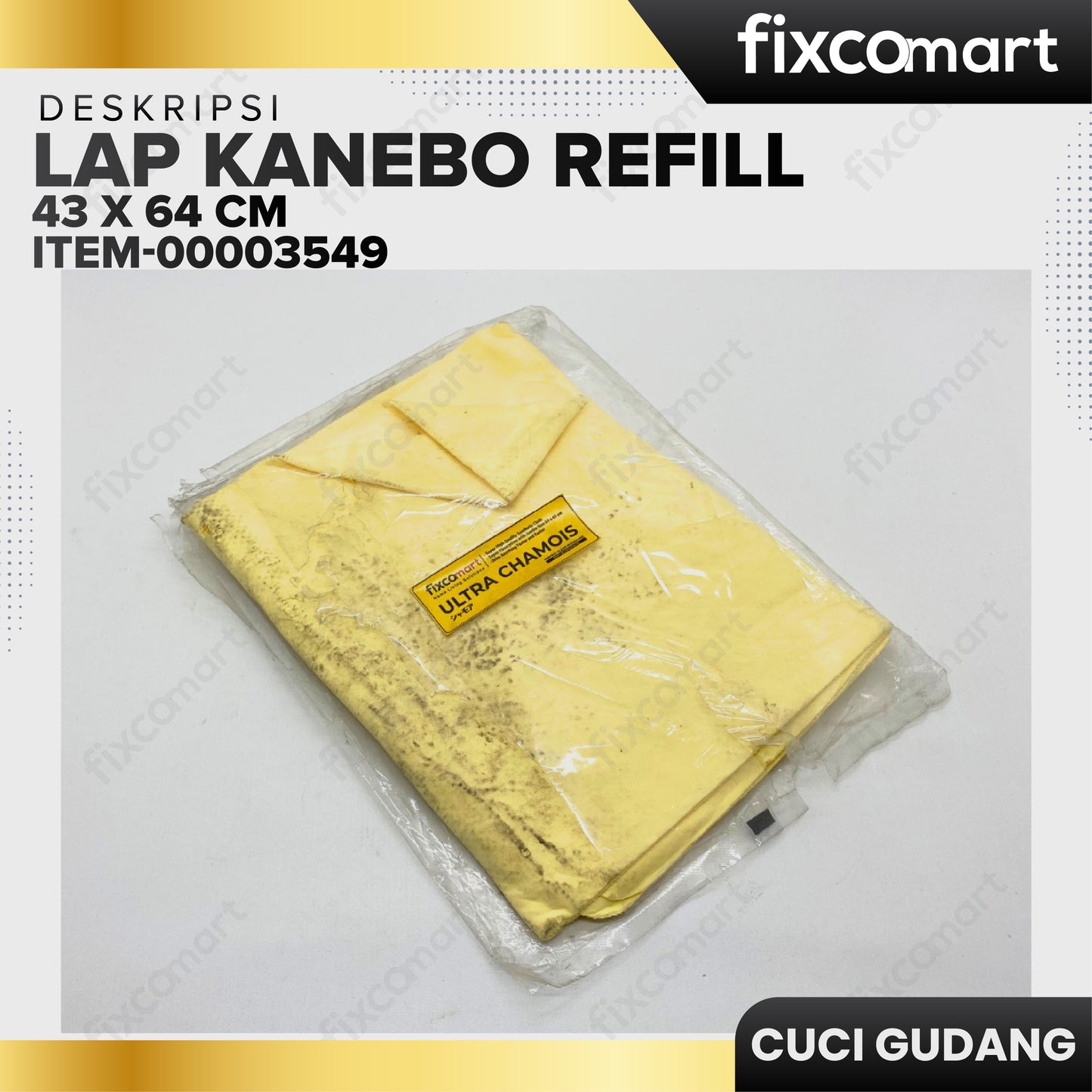 GARAGE SALE - Lap Kanebo Refill (Non Brand) Ukuran 43 x 64 cm
