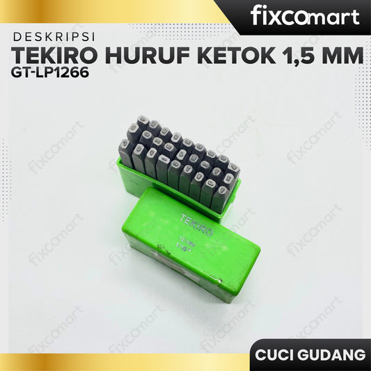GARAGE SALE - TEKIRO Huruf Ketok 1.5 mm