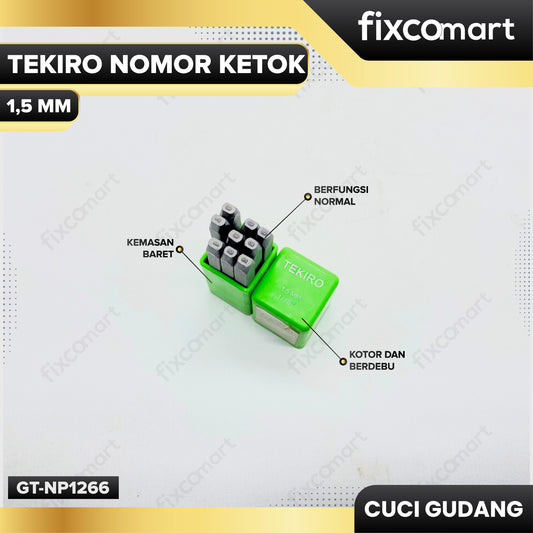 GARAGE SALE - TEKIRO Nomor Ketok 1.5 mm