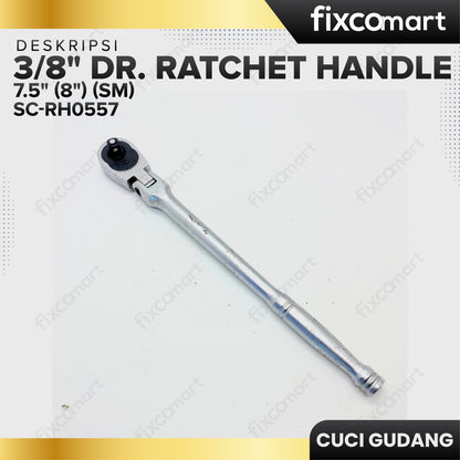 GARAGE SALE - TEKIRO 3/8" Dr. Ratchet Handle 7.5" (8") (Sm)