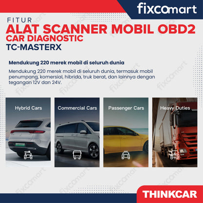 ThinkCar MasterX Alat Scanner Mobil OBD2 Car Diagnostic - THINKCAR TC-MASTERX – Alat Scanner Mobil OBD2 Car Diagnostic