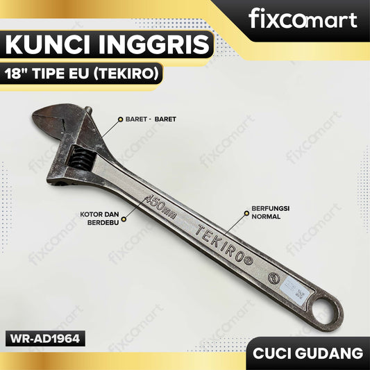 GARAGE SALE - TEKIRO Kunci Inggris 18" Tipe Eu