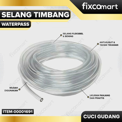 GARAGE SALE - Selang Timbang Waterpass (Per Meter)