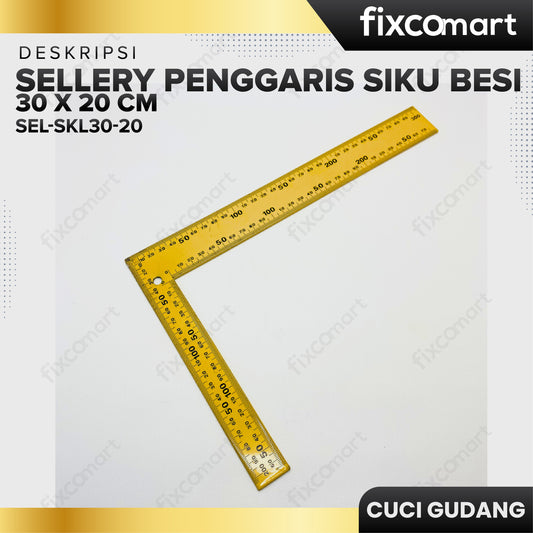 GARAGE SALE - SELLERY PENGGARIS SIKU BESI 30 x 20 cm