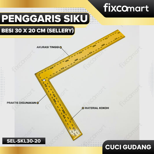 GARAGE SALE - SELLERY PENGGARIS SIKU BESI 30 x 20 cm