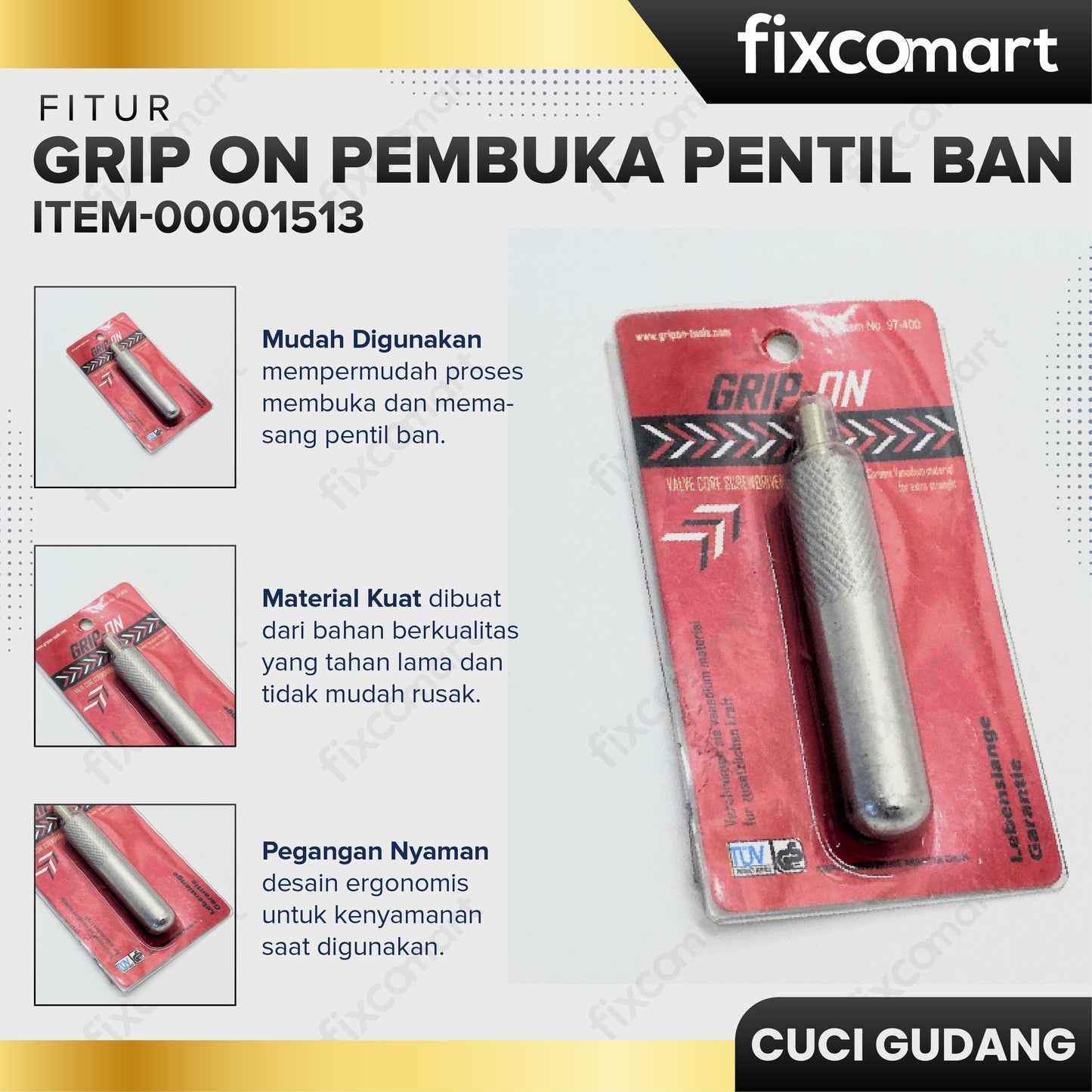GARAGE SALE - GRIP ON Pembuka Pentil