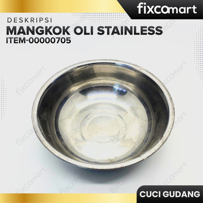 GARAGE SALE - Mangkok Oli Stainless