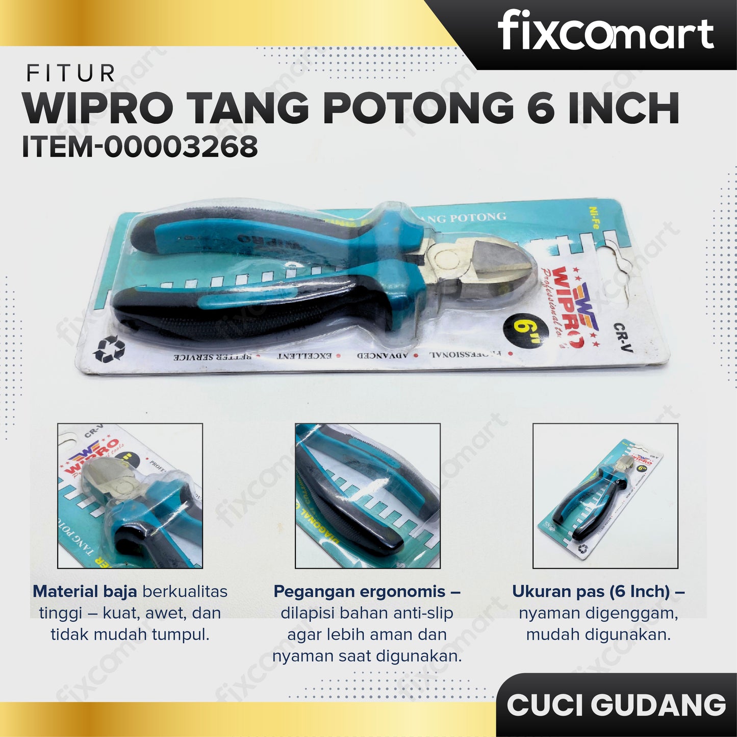 GARAGE SALE - WIPRO Tang Potong 6 Inch