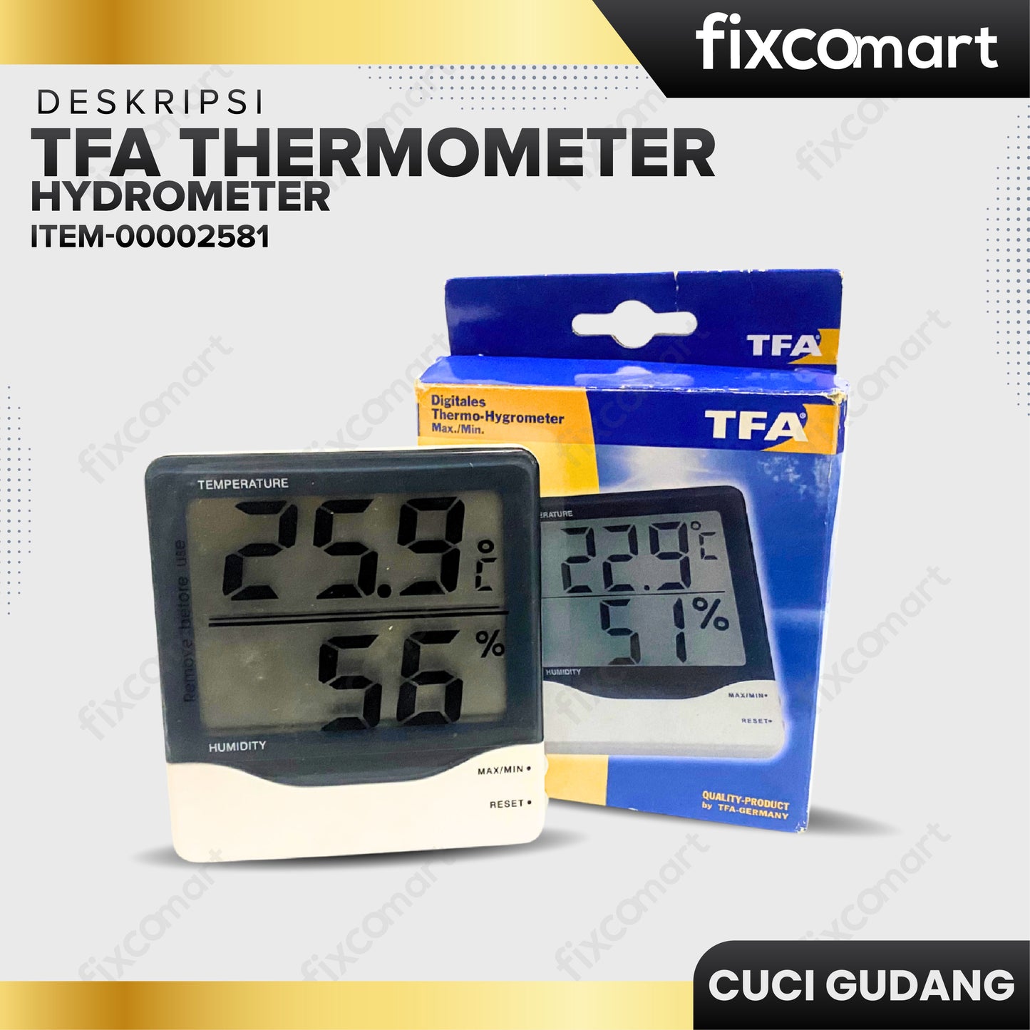 GARAGE SALE - TFA Thermometer Hydrometer