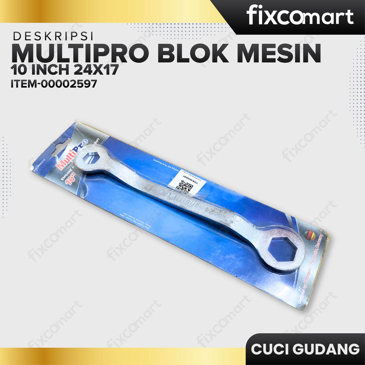 GARAGE SALE - MULTIPRO Blok mesin 10" 24X17