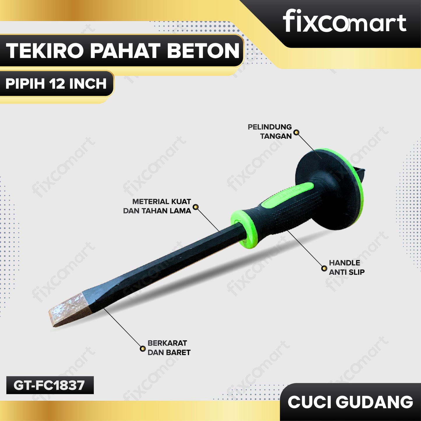 GARAGE SALE - TEKIRO Pahat Beton Pipih 12"