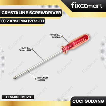 GARAGE SALE - Vessel Crystaline Screwdriver (+) 2 X 150 mm