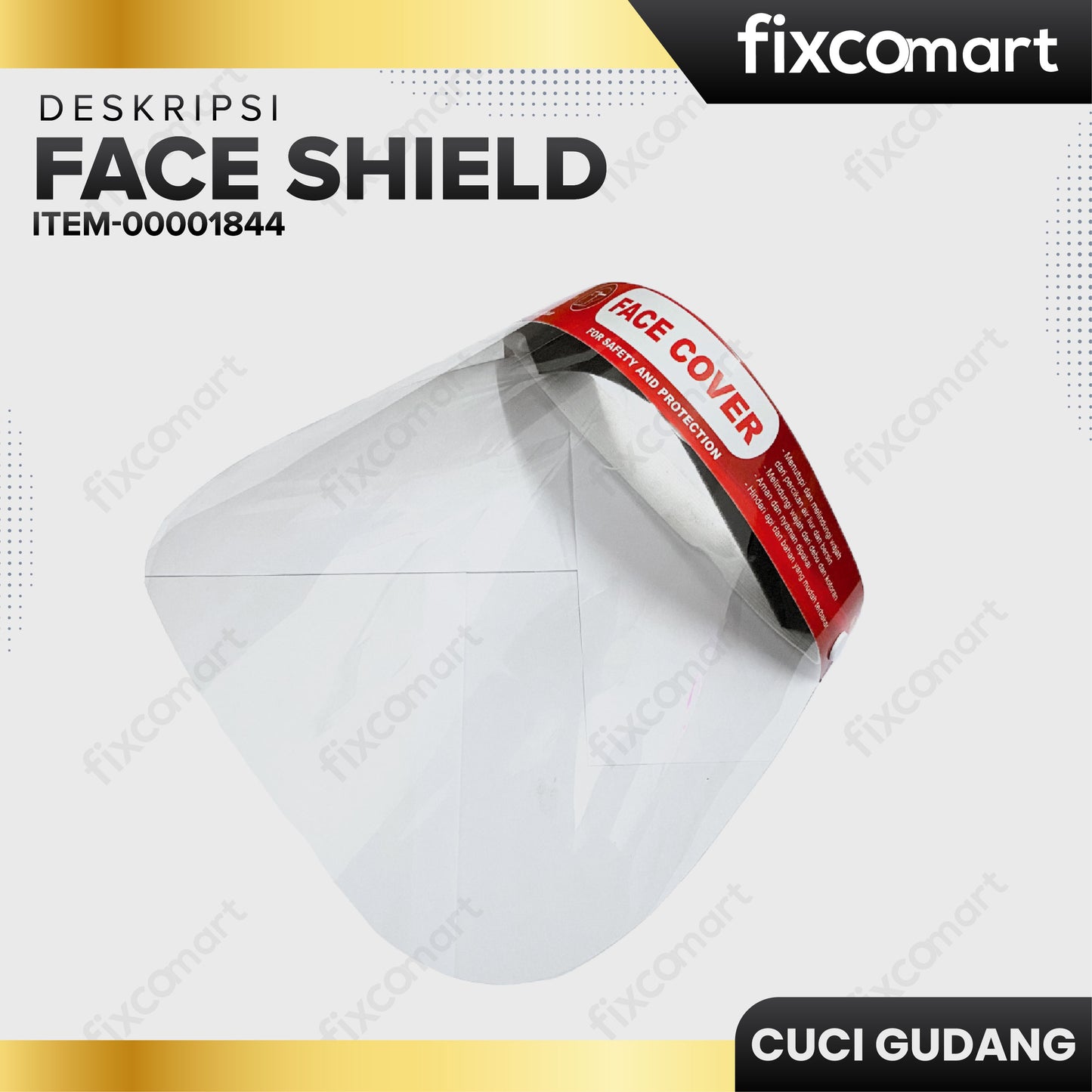 GARAGE SALE - Face Shield Face Cover Tebal Faceshield Pelindung Wajah