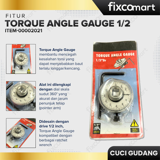 GARAGE SALE - Torque Angle Gauge 1/2