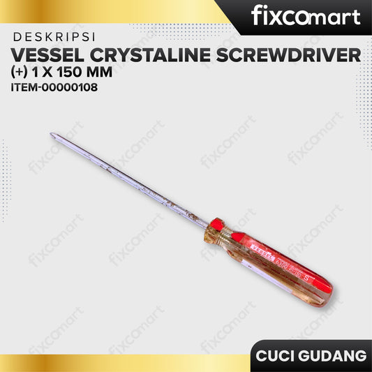 GARAGE SALE - Vessel Crystaline Screwdriver (+) 1 X 150 mm