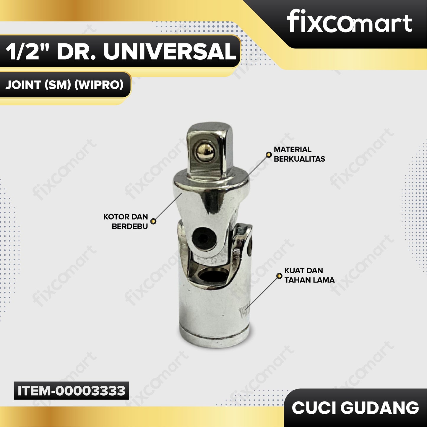 GARAGE SALE - WIPRO 1/2" DR. Universal Joint (SM)