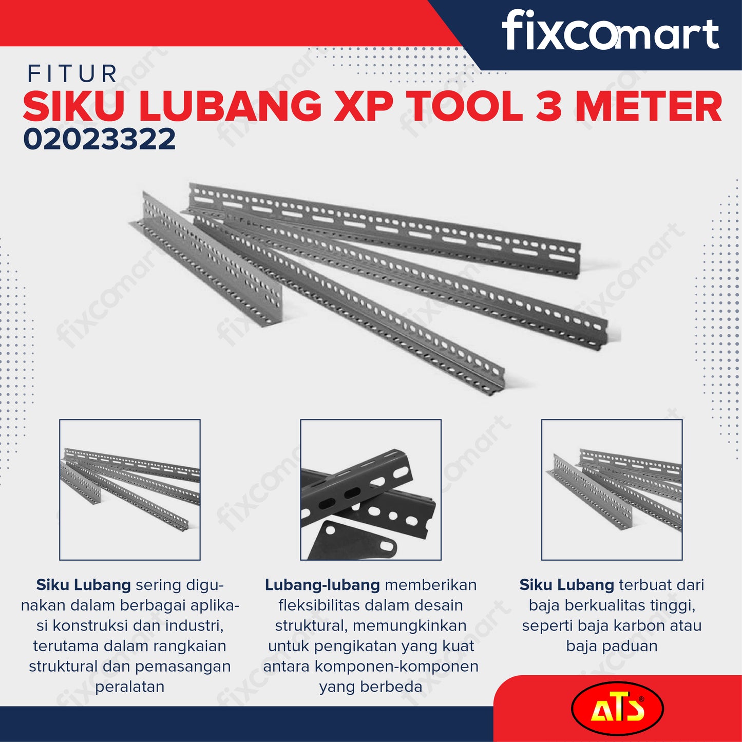 SIKU LUBANG XP TOOL 36MMX36MMX2MMX2.5KGX3M