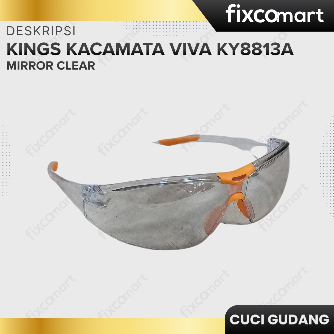 GARAGE SALE - KINGS KACAMATA VIVA KY 8813A MIRROR CLEAR