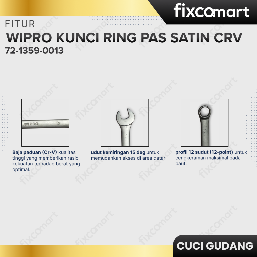 GARAGE SALE - Wipro Kunci Ring Pas Satin (CRV)